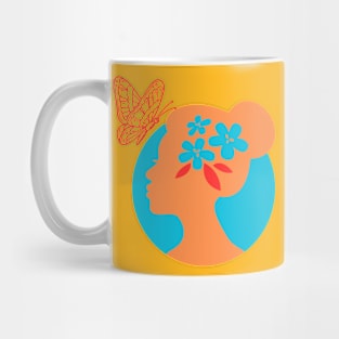 Butterfly girl Mug